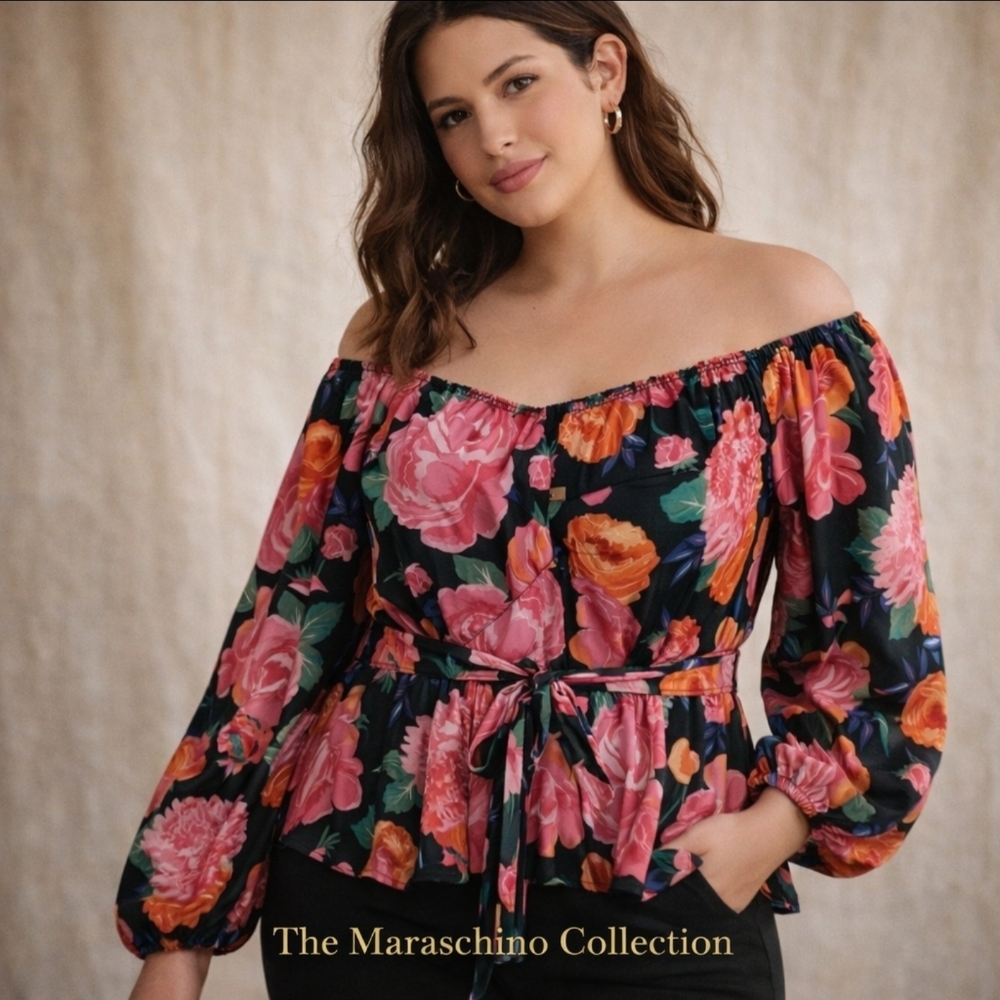 Francesca’s Floral Off Shoulder Blouse | Large | NWT